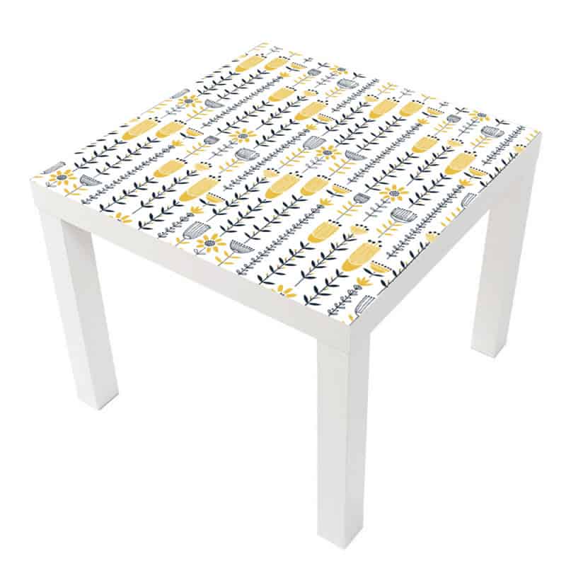 STICKER SEVENTYFLOWER POUR LES TABLES LACK IKEA MILACK022