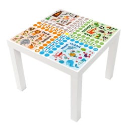 STICKER JEUX DE DADA TABLE IKEA MILACK023