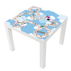 STICKER JEUX DE L'OIE TABLE IKEA MILACK025