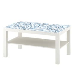 STICKER AQUARELLE BLEUE POUR TABLE LACK IKEA MILACK033