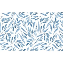 STICKER AQUARELLE BLEUE POUR TABLE LACK IKEA MILACK033