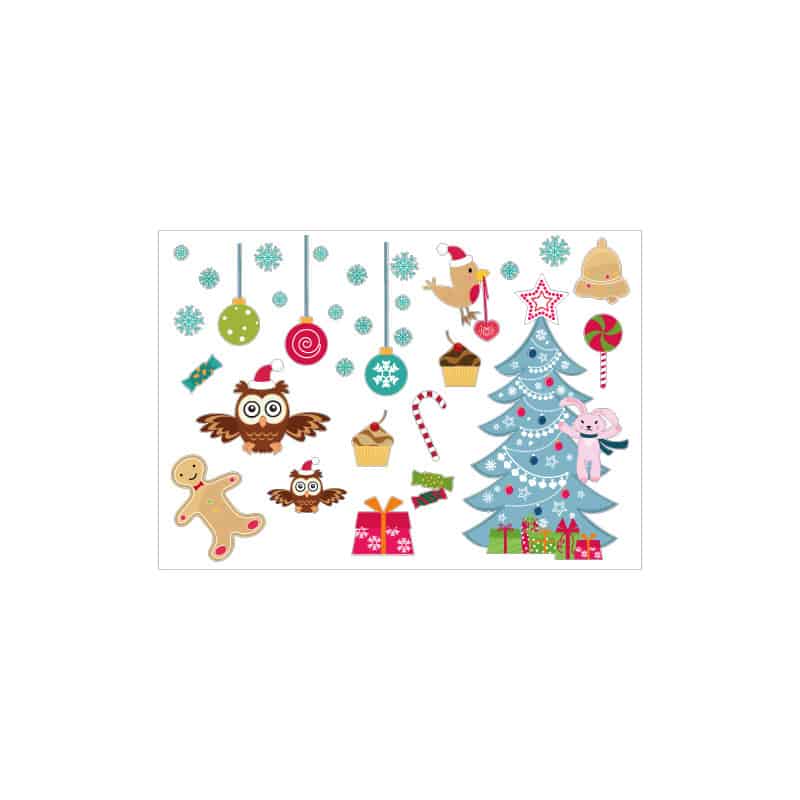 PLANCHE DECORATIVE SPECIAL NOEL (T0208)