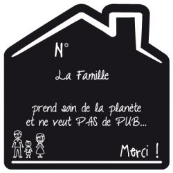 STOP PUB FAMILLE FOND NOIR (STOP_PUB_006)