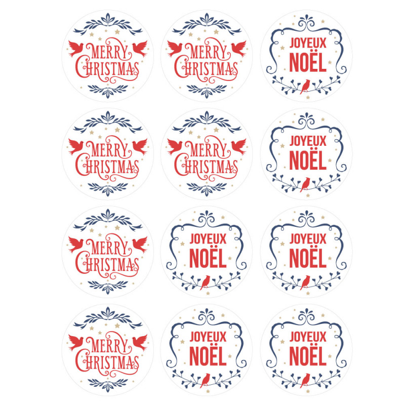 Sticker Planche Noel - Sticker A moi Etiquette & Autocollant