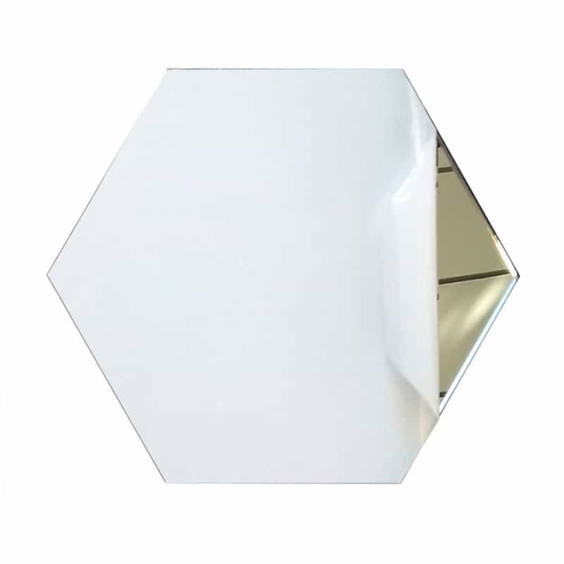 Miroirs Autocollants Mosaïque - Lot De 100 Carrés 5x5 Cm - Acrylique Argenté Flexible - Décoration Murale DIY
