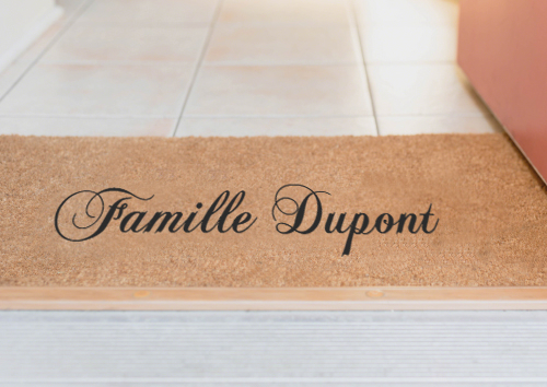 Tapis personnalisé